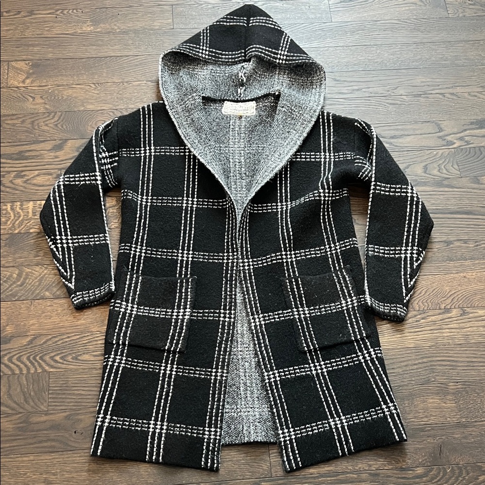 Pink Martini Monochrome Knit Cardigan